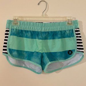 Striped board shorts